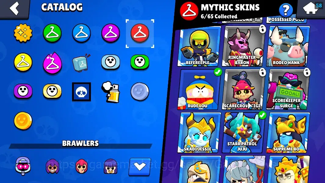 Brawl Stars Accounts 15559 Trophy|48 Brawlers 7Max|Full Buffies Shelly| image 18