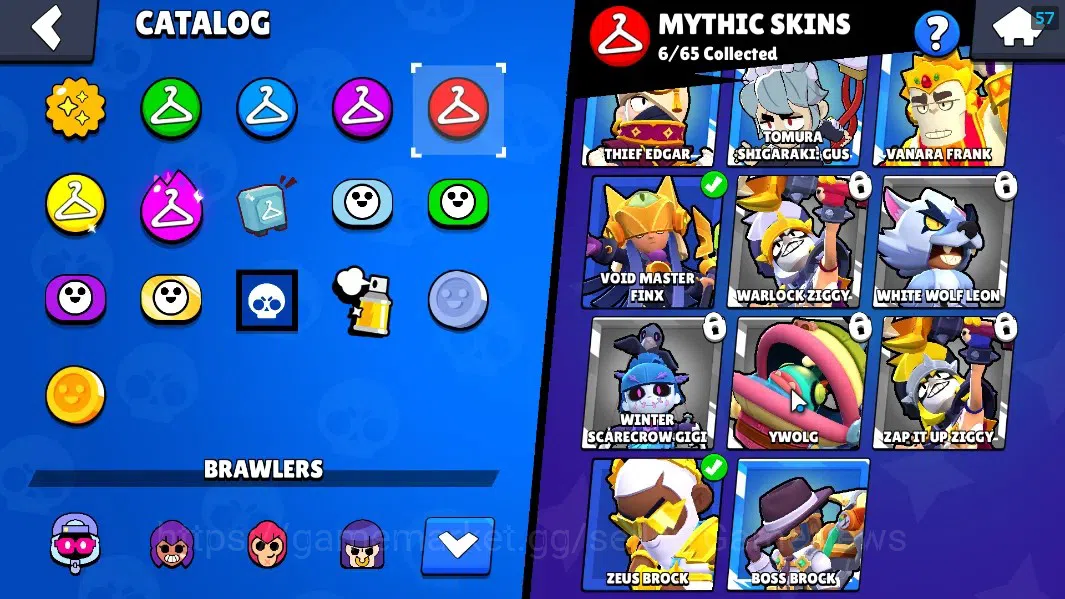 Brawl Stars Accounts 15559 Trophy|48 Brawlers 7Max|Full Buffies Shelly| image 19