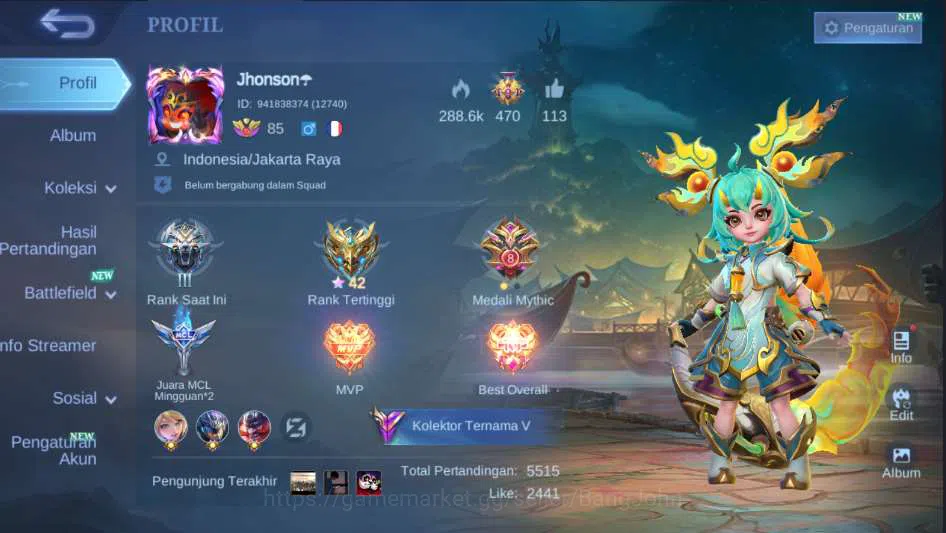 Hero 114 | 197 | Mistbenders Nana, Luckybox Fanny+Alpha, SainSaiya Silver Badang, Collector Natalia ~ ML1012B Mobile Legends: Bang Bang Others Hero 114 | 197 | Mistbenders Nana, Luckybox Fanny image 1