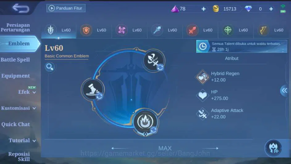 Mobile Legends: Bang Bang Accounts Others Hero 114 | 197 | Mistbenders Nana, Luckybox Fanny+Alpha, SainSaiya Silver Badang 4