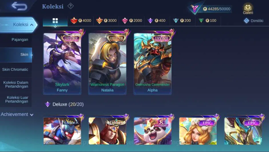 Mobile Legends: Bang Bang Accounts Others Hero 114 | 197 | Mistbenders Nana, Luckybox Fanny+Alpha, SainSaiya Silver Badang 8