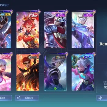 Mobile Legends: Bang Bang Accounts Collector Global|Skin 255|Renowned|Collctor Natalia,PACE Fanny,Blazing Claude,DargonT