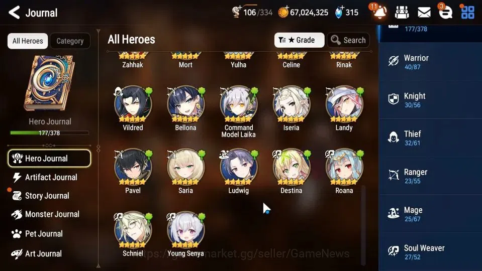 Epic Seven Accounts GLOBAL Unverif|New Era|16 ML(BArunka,LOTScales,NM  image 10