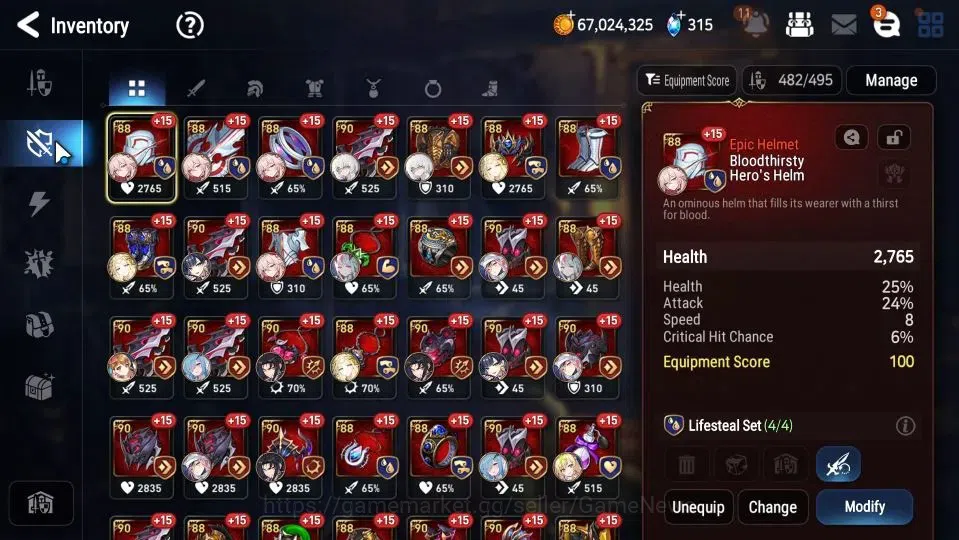Epic Seven Accounts GLOBAL Unverif|New Era|16 ML(BArunka,LOTScales,NM  image 14