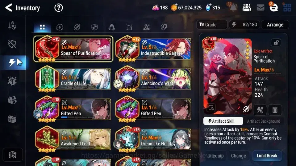 Epic Seven Accounts GLOBAL Unverif|New Era|16 ML(BArunka,LOTScales,NM  image 15