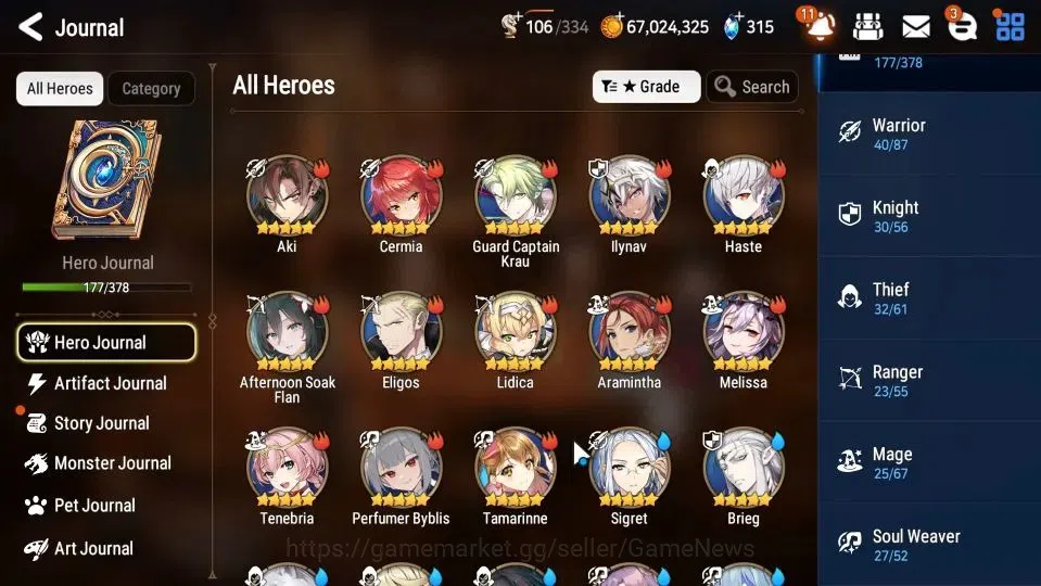 Epic Seven Accounts GLOBAL Unverif|New Era|16 ML(BArunka,LOTScales,NM  image 8