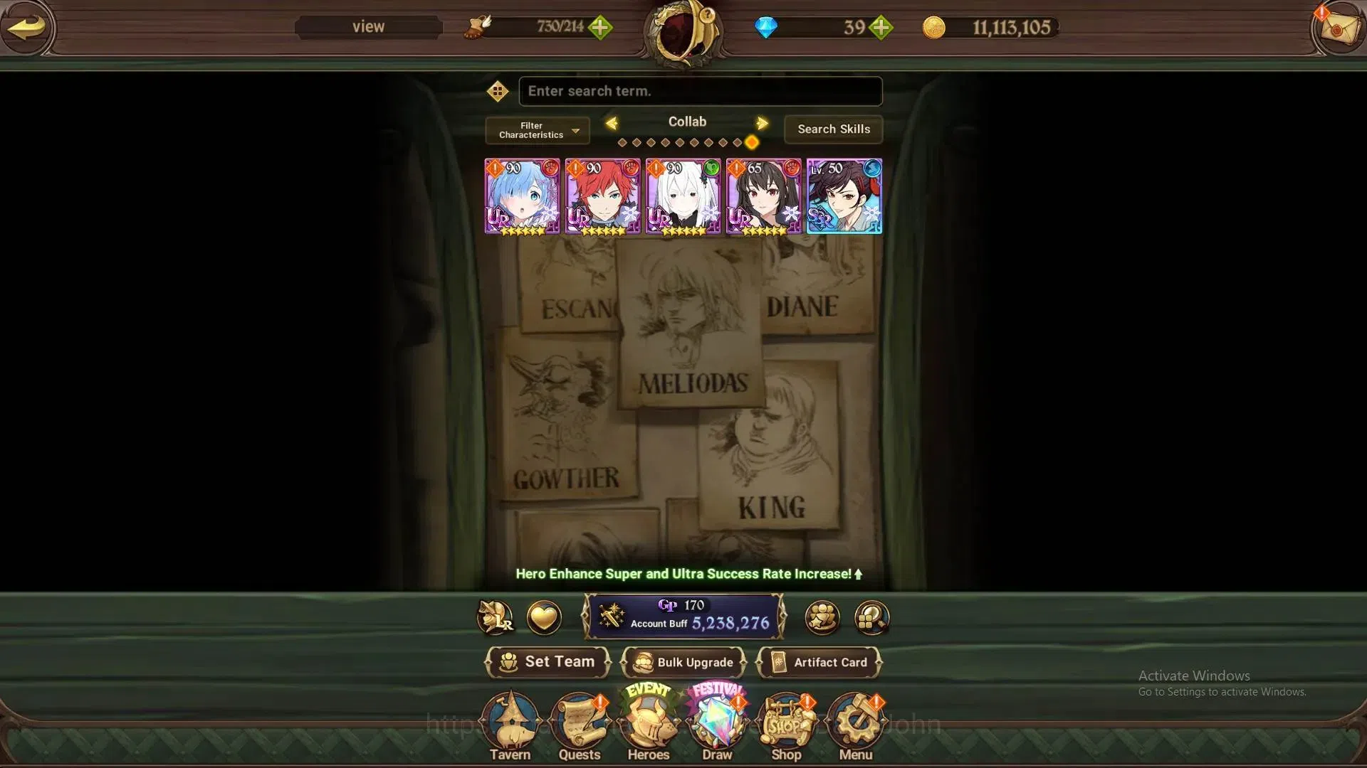The Seven Deadly Sins: Grand Cross Accounts ASIA |3 LR+13 UR |LR Nemesis 3/6,Hijack Gowther 6/ image 4
