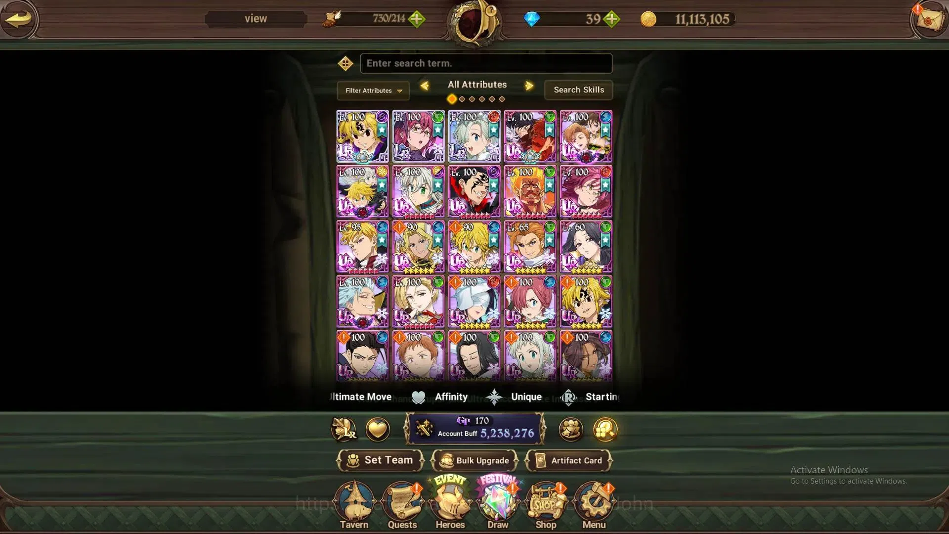 The Seven Deadly Sins: Grand Cross Accounts ASIA |3 LR+13 UR |LR Nemesis 3/6,Hijack Gowther 6/ image 5