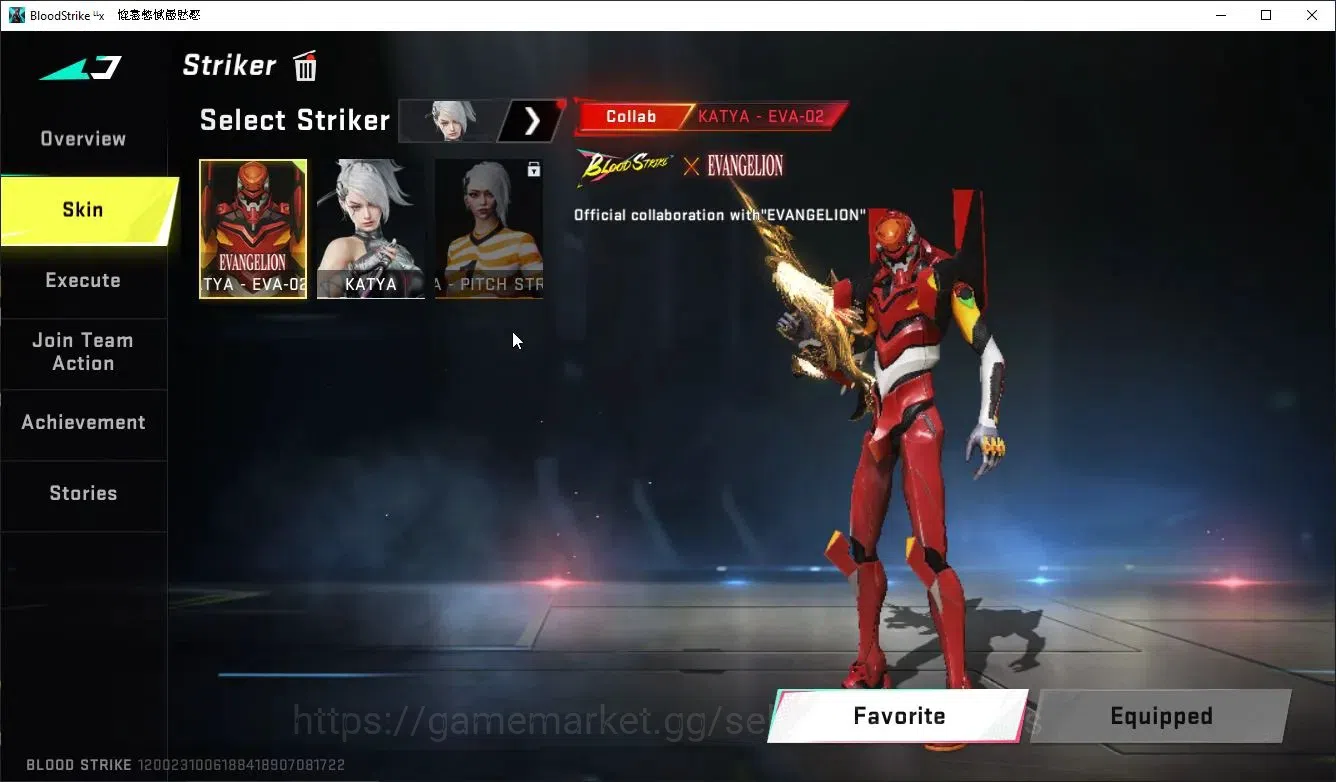 Blood Strike Accounts Collab Skin ASIA|ETERNAL Kraken,DeAgle+Collab Enzo,TR MCX,FN2K,Takemichi,7DS AK47Karl8,QBZ95+Many 7