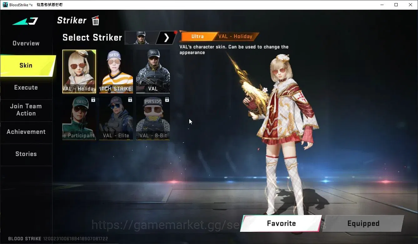 Blood Strike Accounts Collab Skin ASIA|ETERNAL Kraken,DeAgle+Collab Enzo,TR MCX,FN2K,Takemichi,7DS AK47Karl8,QBZ95+Many 9