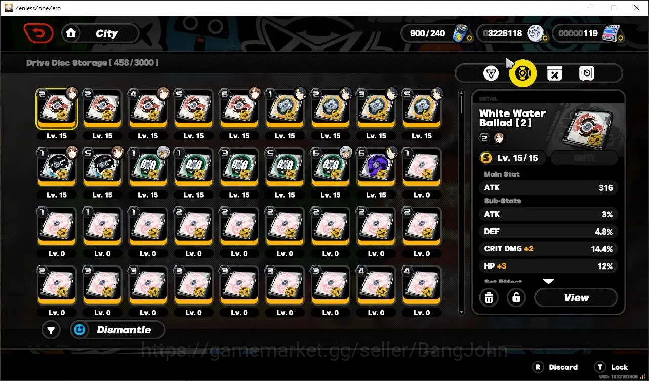 Zenless Zone Zero Accounts Others ASIA|IK55|YSG M6 Premium Team|(Ye SunguangM6+SIGN,Sunna,Zhao,Harumasa)|S1 CH2|ALL UNSET|MC 16