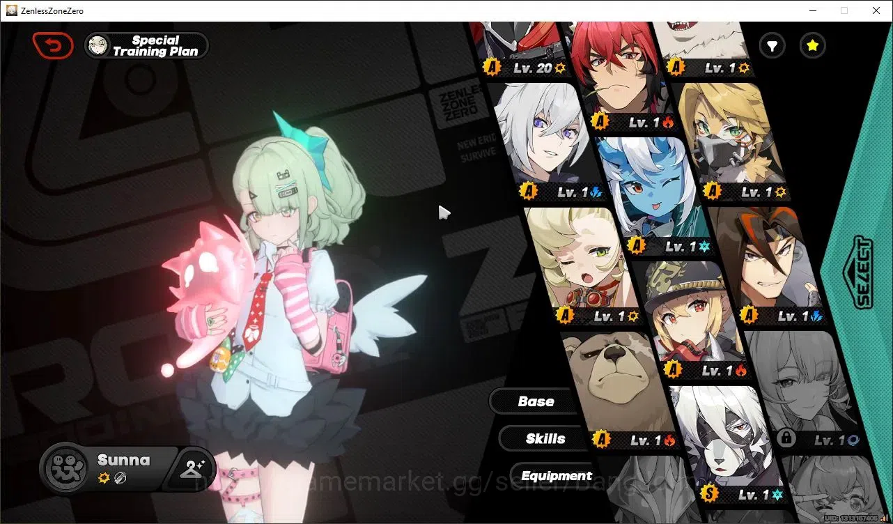 Zenless Zone Zero Accounts Others ASIA|IK55|YSG M6 Premium Team|(Ye SunguangM6+SIGN,Sunna,Zhao,Harumasa)|S1 CH2|ALL UNSET|MC 4