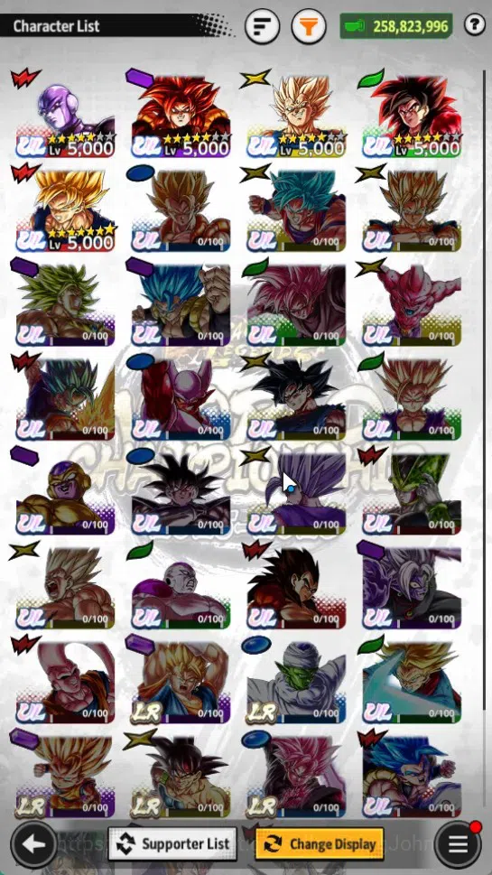 Dragon Ball Legends Accounts Global | Lvl 168 |258.8M Total Power|6.1K CC|5 UL| image 3