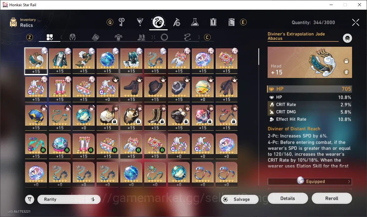 Honkai Star Rail Accounts [ASIA] TL 60 | 7 Limit | Sparxie | Yao Guang | Spa image 8