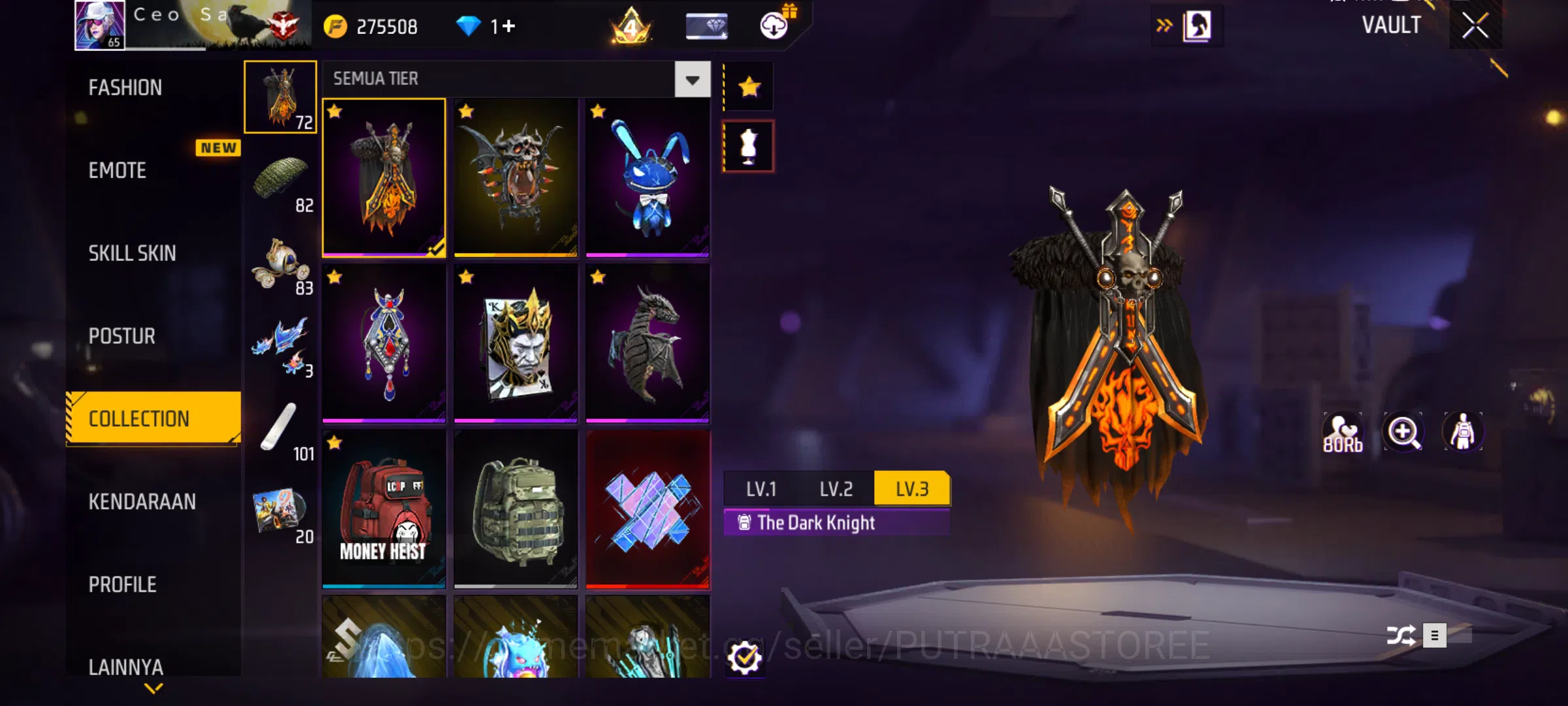 Free Fire Accounts FOR INDONESIA | SET BUDI 01 GAMING | SET WISANA | OUTFIT TOTAL 1422 | BUNDLE NARUTO | BUNDLE BTS | EVO 10