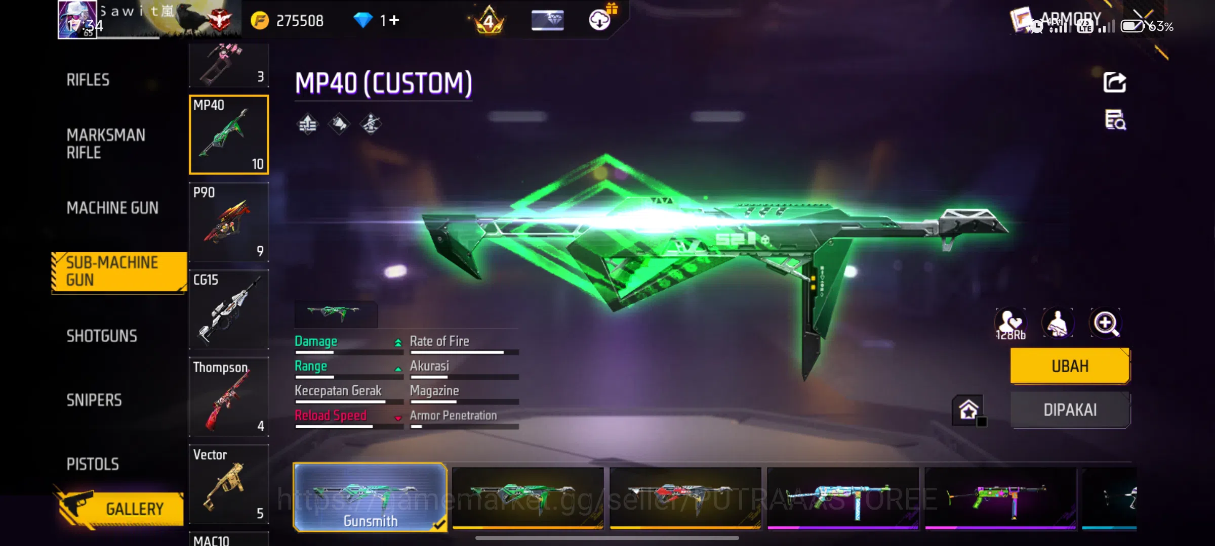 Free Fire Accounts FOR INDONESIA | SET BUDI 01 GAMING | SET WISANA | OUTFIT TOTAL 1422 | BUNDLE NARUTO | BUNDLE BTS | EVO 12
