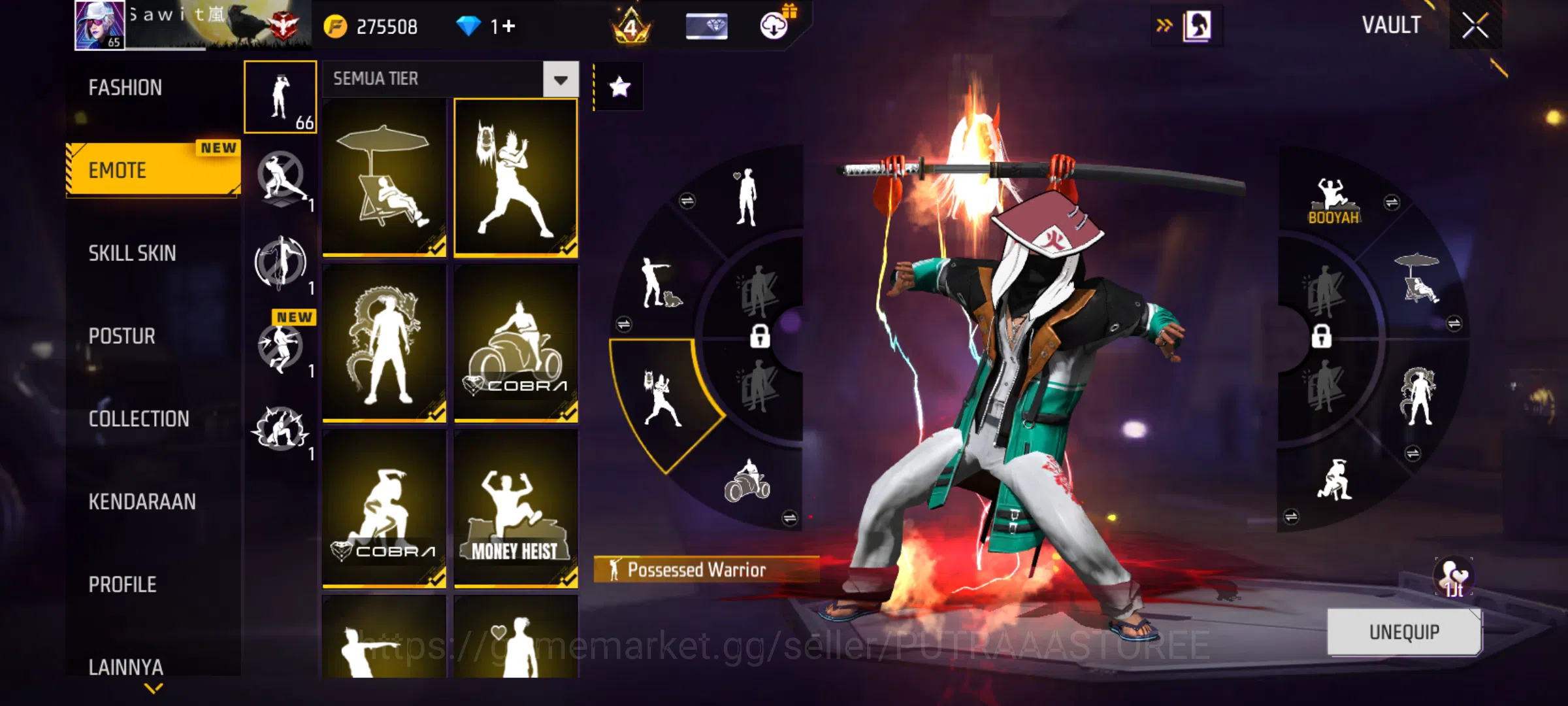Free Fire Accounts FOR INDONESIA | SET BUDI 01 GAMING | SET WISANA | OUTFIT TOTAL 1422 | BUNDLE NARUTO | BUNDLE BTS | EVO 9