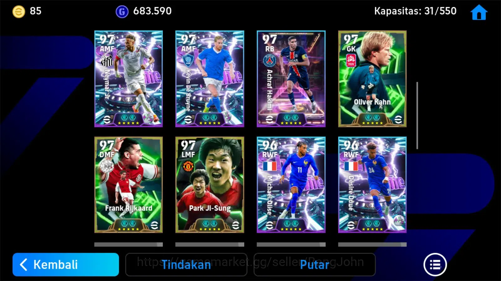 eFootball Accounts ANDROID|PW 3207|Dembele balon,yamal balon,puskas e image 3
