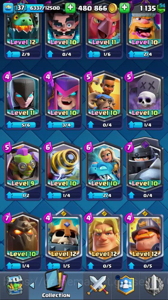 Clash Royale Accounts Lv 37|Trophy 7182|KTL 12|Limited Skin|Card 120| 8 image 12