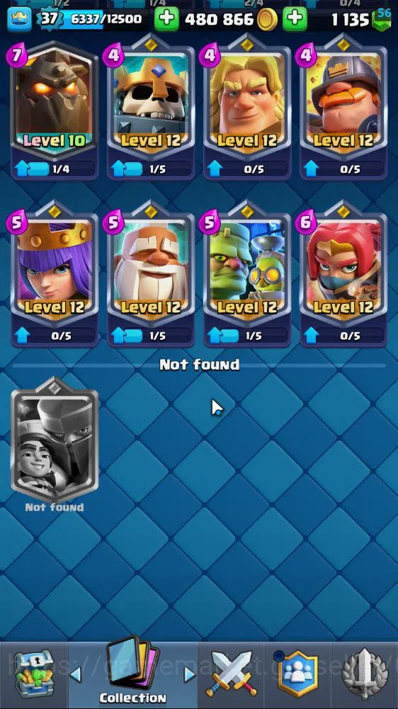 Clash Royale Accounts Lv 37|Trophy 7182|KTL 12|Limited Skin|Card 120| 8 image 13