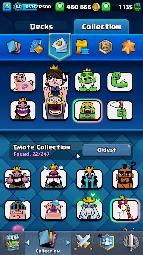 Clash Royale Accounts Lv 37|Trophy 7182|KTL 12|Limited Skin|Card 120| 8 image 15