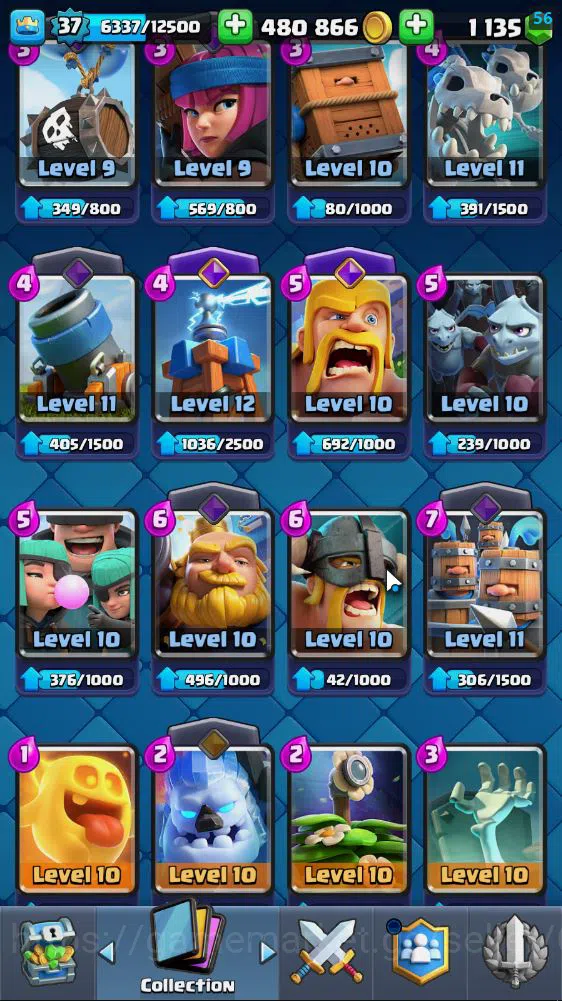 Clash Royale Accounts Lv 37|Trophy 7182|KTL 12|Limited Skin|Card 120| 8 image 7