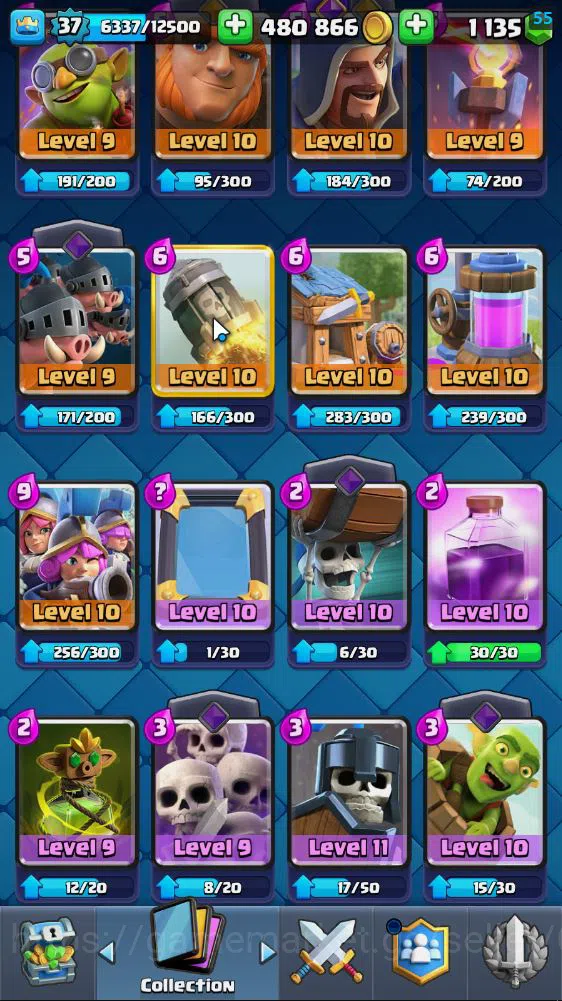 Clash Royale Accounts Lv 37|Trophy 7182|KTL 12|Limited Skin|Card 120| 8 image 9