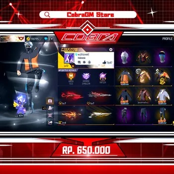 Free Fire Accounts Akun Free Fire Vault 440 | Evo 4 Max 2 | Naruto | Itachi | Sasuke | Dante | FJoker | YinYang | Bunny