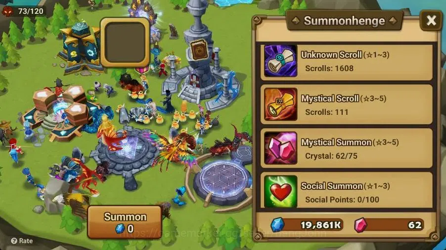 Summoners War: Sky Arena Accounts Starter GLOBAL | NB 5 TESHAR,Starter Gacha 115 12Y+160 11Y Scrool, 3 Legendary All 5
