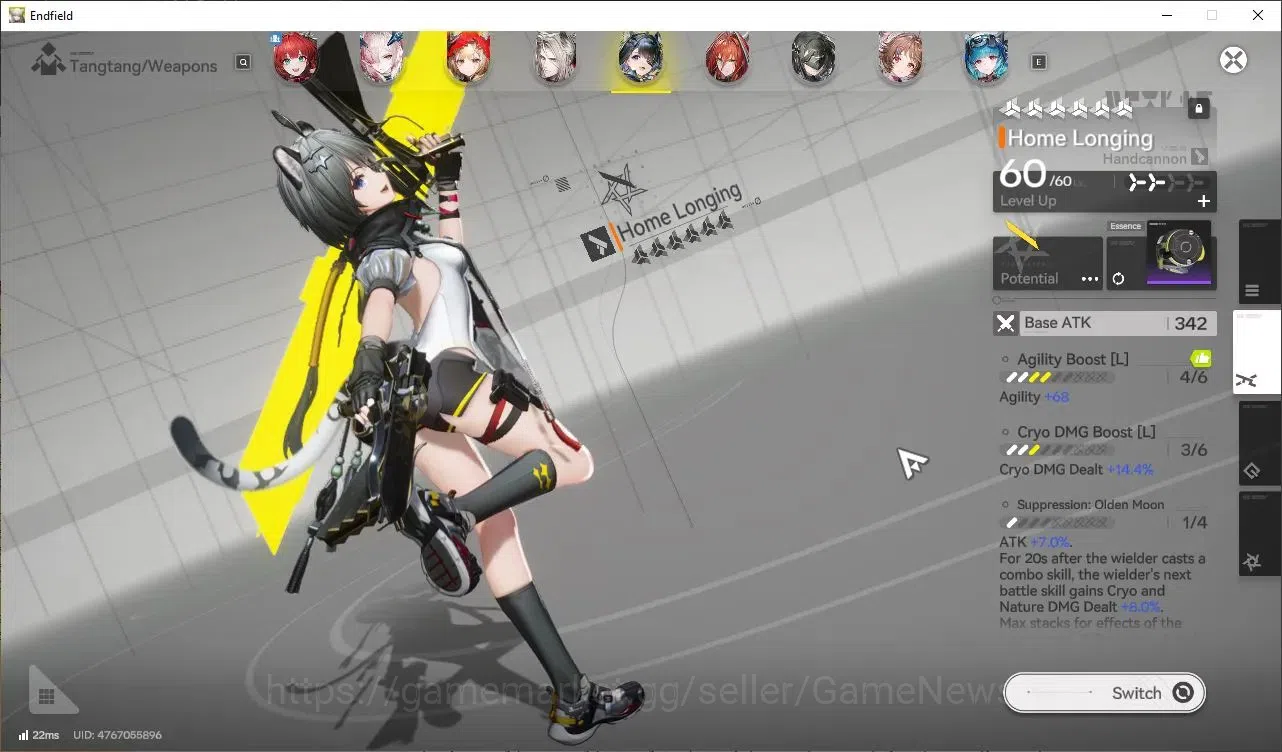 Arknights: Endfield Accounts ASIA|Lv 57|8 SSR (4 Limit)+ 16 (*6 Weapon) [Z Fang image 14
