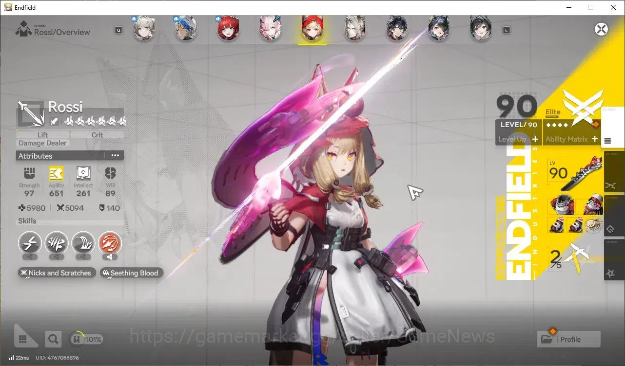 Arknights: Endfield Accounts ASIA|Lv 57|8 SSR (4 Limit)+ 16 (*6 Weapon) [Z Fang image 8