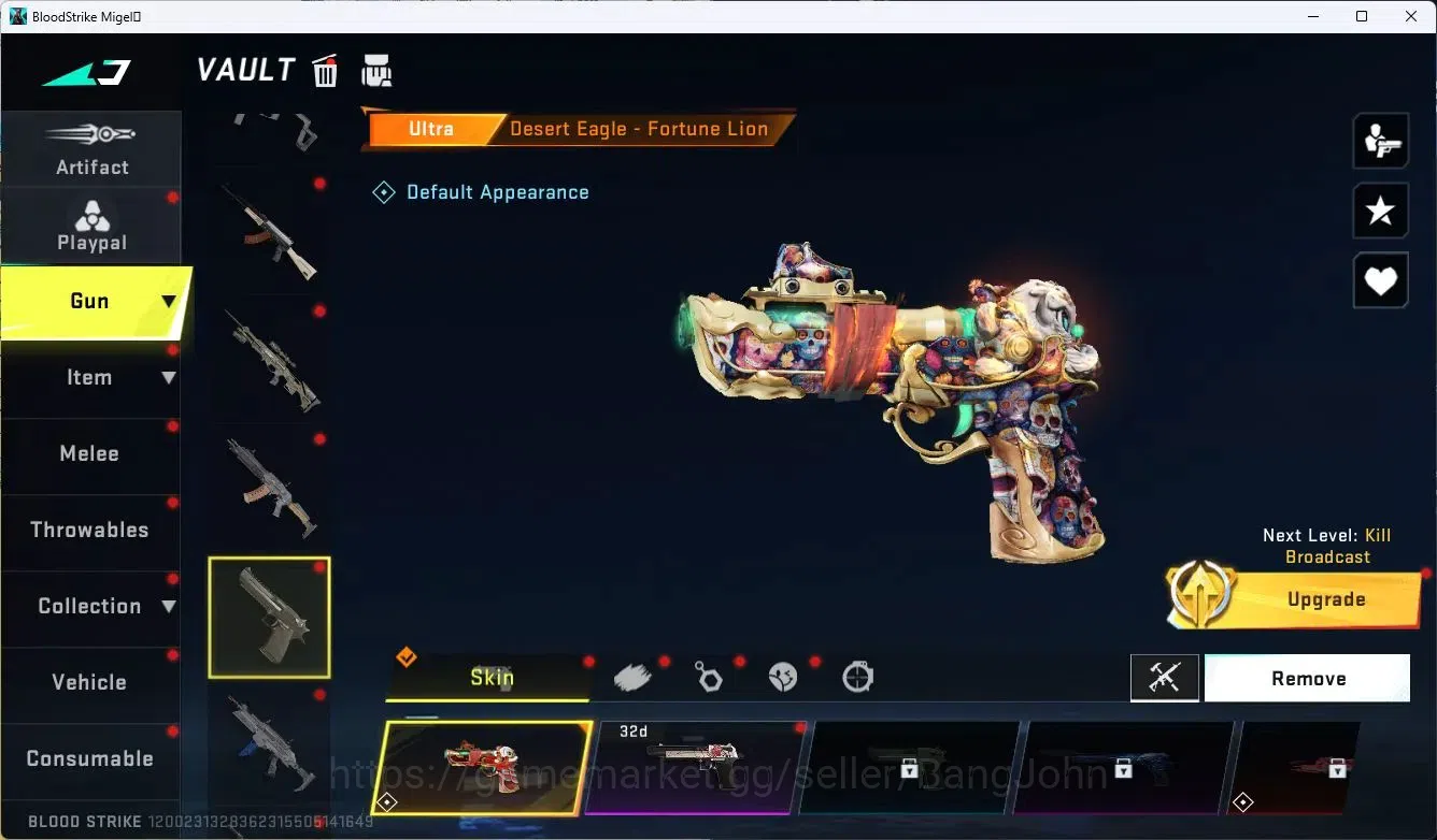 Blood Strike Accounts ASIA |Limited mp155-hotblast,RPK-VERMILION,MP7-VER image 10