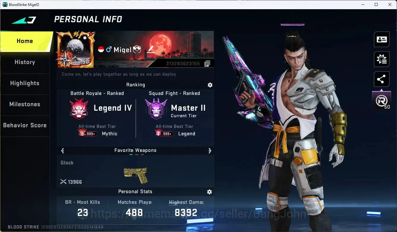 Blood Strike Accounts ASIA |Limited mp155-hotblast,RPK-VERMILION,MP7-VER image 2