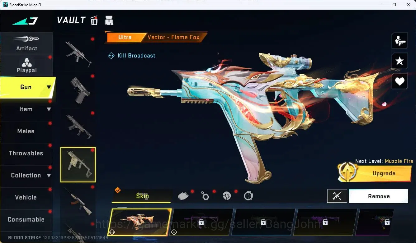 Blood Strike Accounts ASIA |Limited mp155-hotblast,RPK-VERMILION,MP7-VER image 9