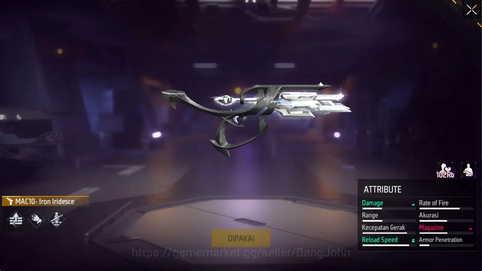 Free Fire Accounts Indonesia | M1887 Mamba Gnaw | Vault 284 | Bundle  image 6