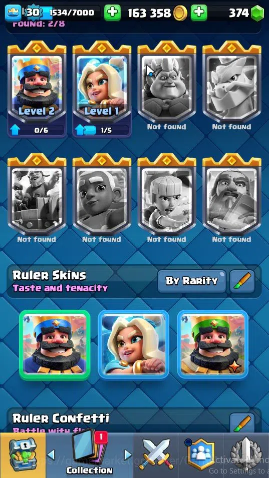 Clash Royale Accounts Lv 30|Trophy 6164|KTL 11|Total Card 107|2 Hero 4 E image 12