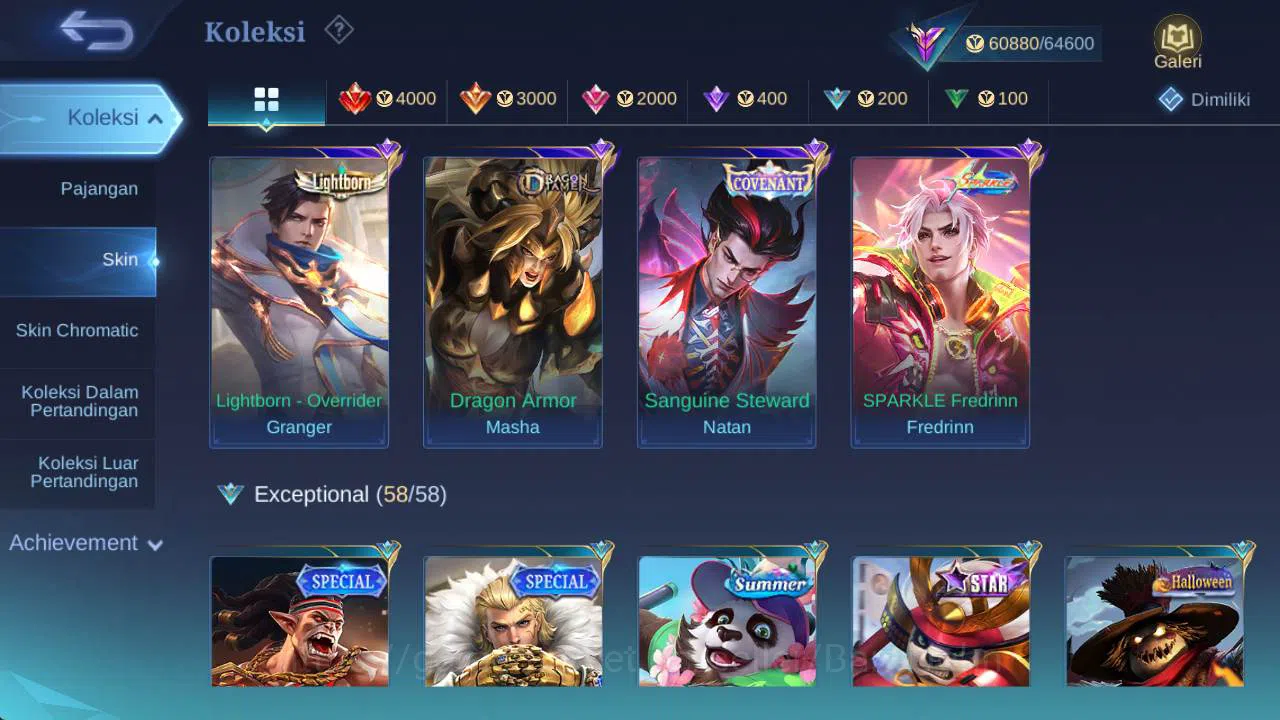 Mobile Legends: Bang Bang Accounts Global| Renow|skin 252,hero 132, Aspirn Change,LB( image 12