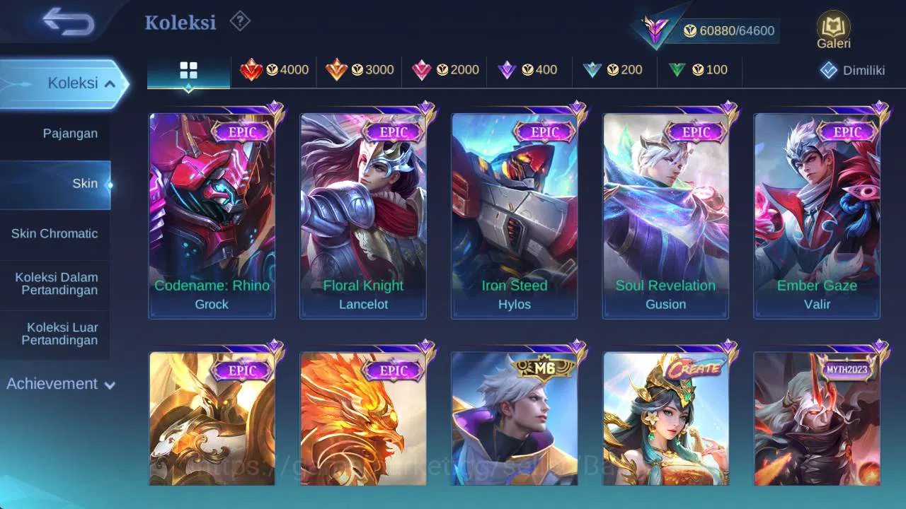 Mobile Legends: Bang Bang Accounts Global| Renow|skin 252,hero 132, Aspirn Change,LB( image 13