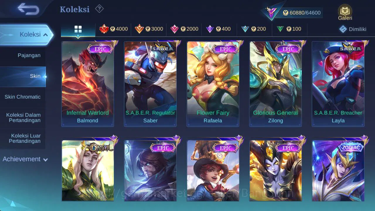 Mobile Legends: Bang Bang Accounts Global| Renow|skin 252,hero 132, Aspirn Change,LB( image 14