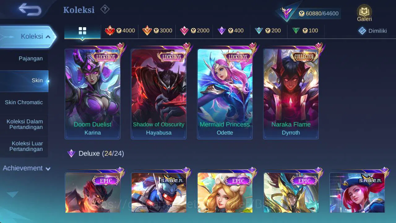 Mobile Legends: Bang Bang Accounts Global| Renow|skin 252,hero 132, Aspirn Change,LB( image 15