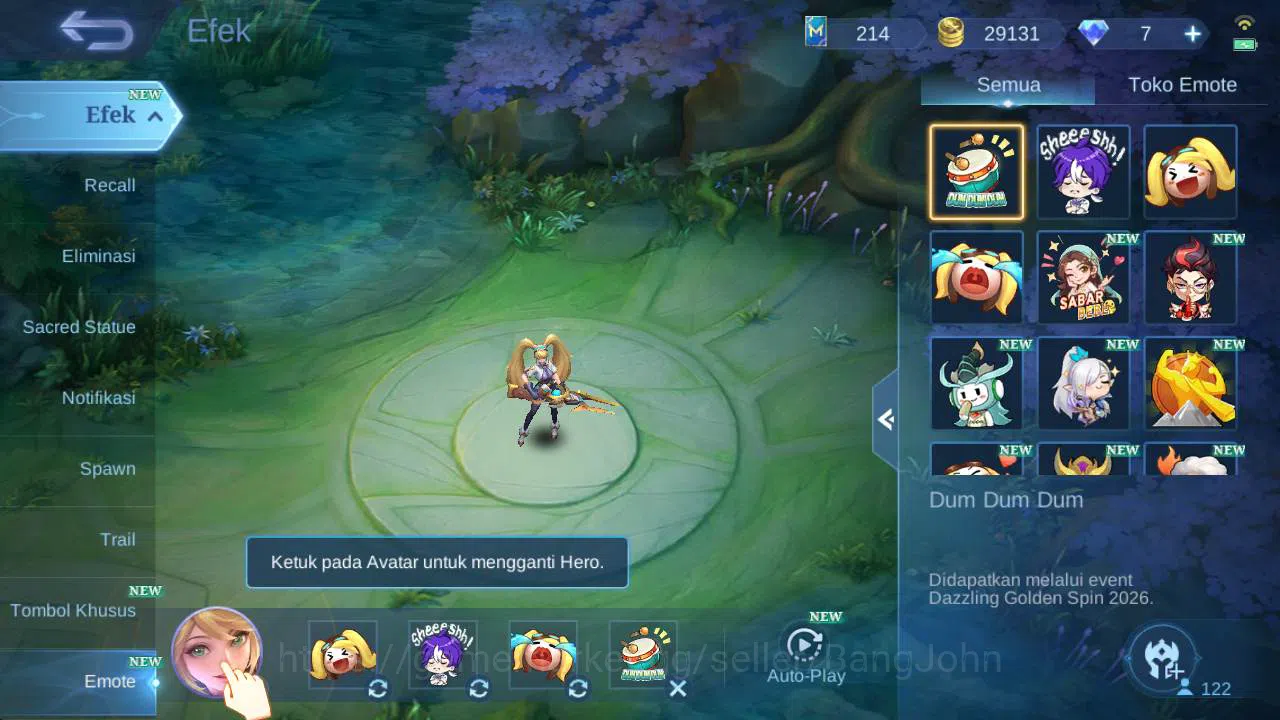 Mobile Legends: Bang Bang Accounts Global| Renow|skin 252,hero 132, Aspirn Change,LB( image 3