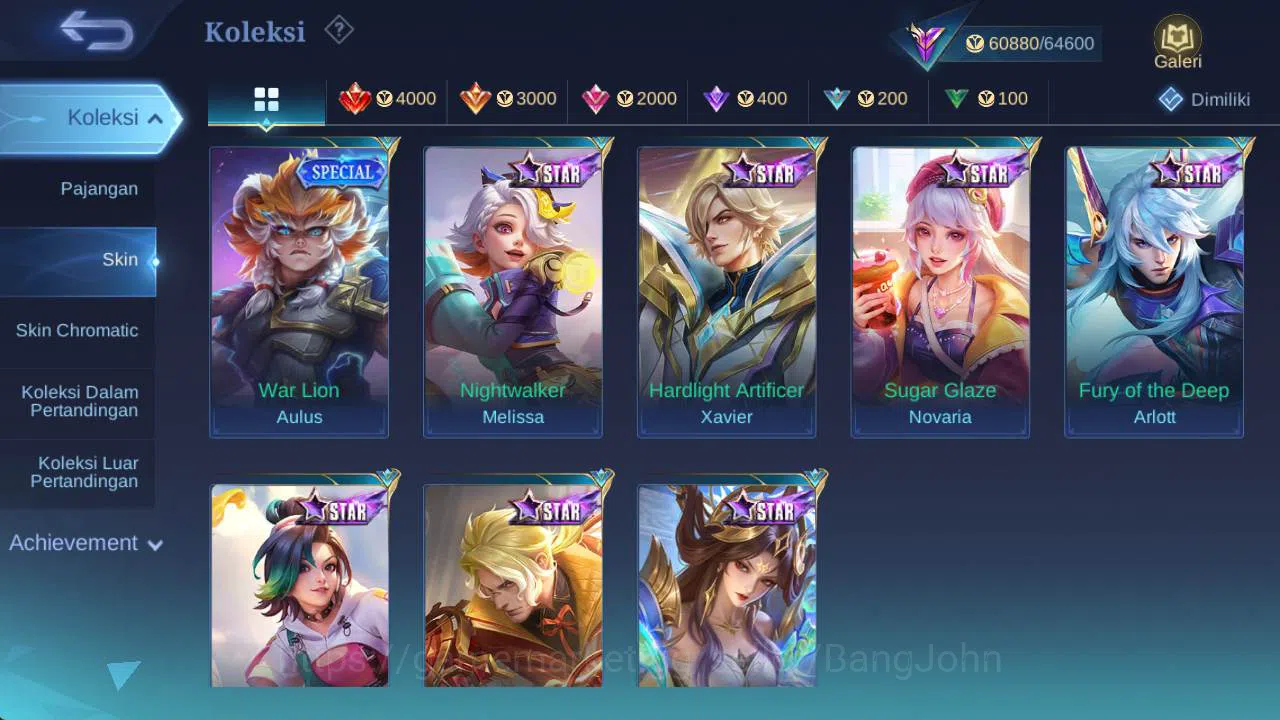Mobile Legends: Bang Bang Accounts Global| Renow|skin 252,hero 132, Aspirn Change,LB( image 6