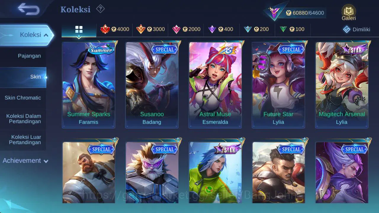 Mobile Legends: Bang Bang Accounts Global| Renow|skin 252,hero 132, Aspirn Change,LB( image 7