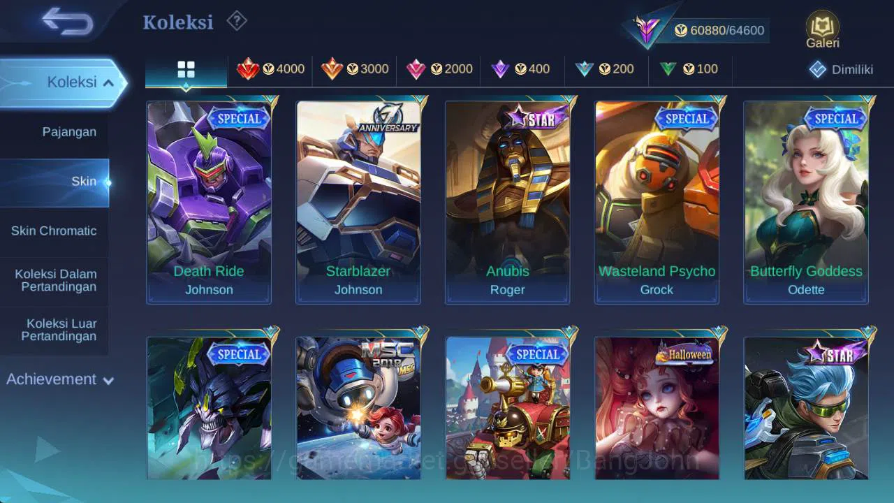 Mobile Legends: Bang Bang Accounts Global| Renow|skin 252,hero 132, Aspirn Change,LB( image 9