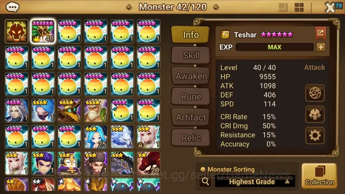 Summoners War: Sky Arena Accounts ASIA|Lv 26|Ready Gacha|99 12 YSC + 160 11 YSC + 3  image 6