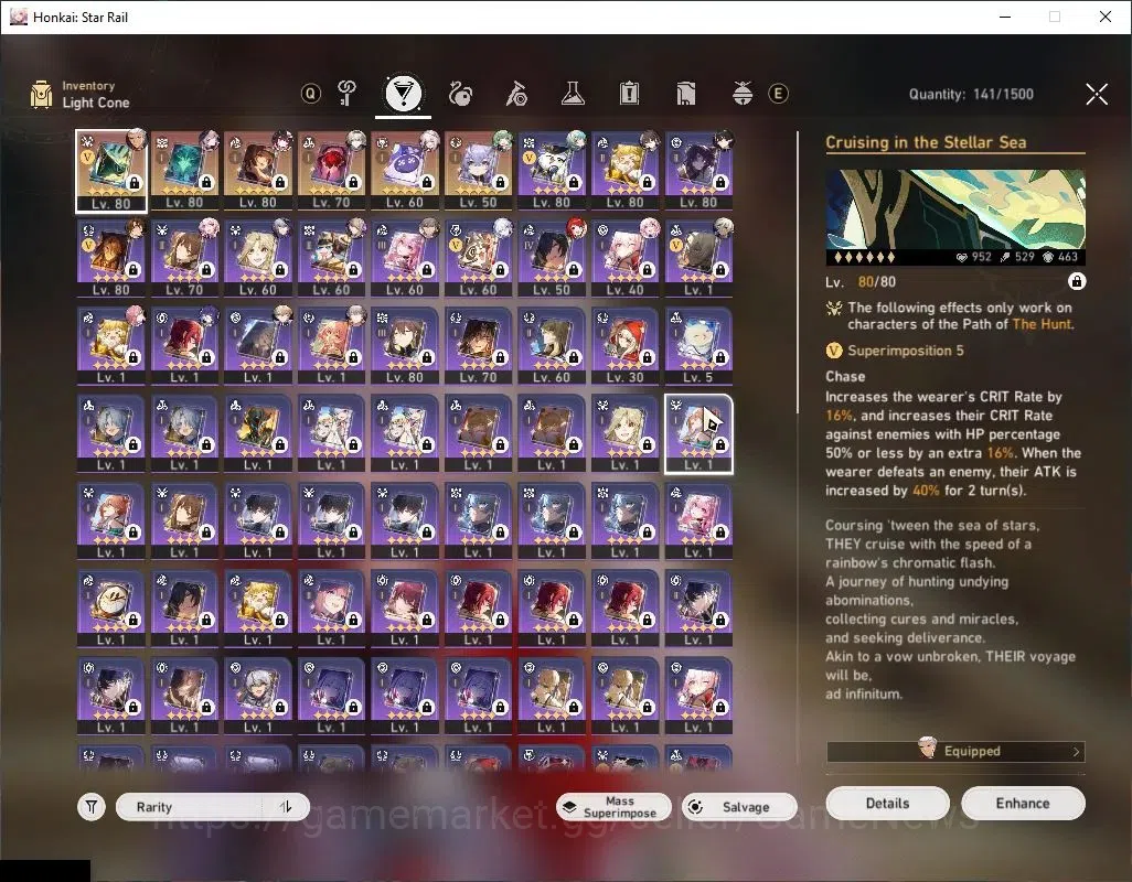 Honkai Star Rail Accounts Asia|TL 68|Premium Elation+The Herta|14 Limited|Sp image 6