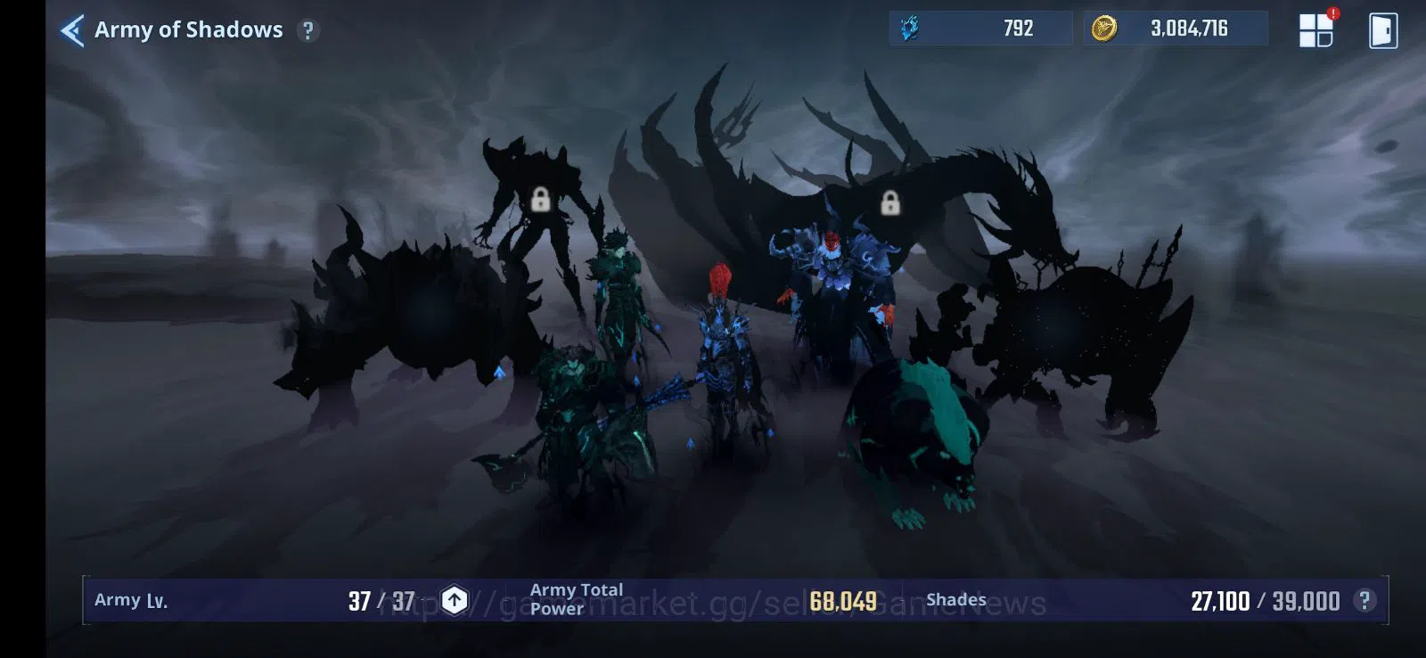 Solo Leveling: ARISE Accounts Total Power 683K|20SSR 5