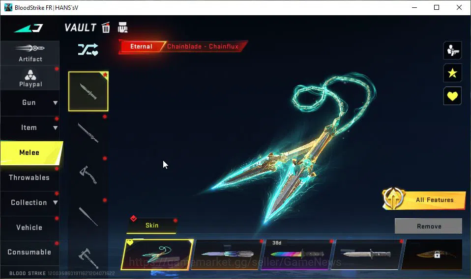 Blood Strike Accounts ASIA|4 ETERNAL[JET-Comet,ZERO-Oda,Melee Chainblade image 10