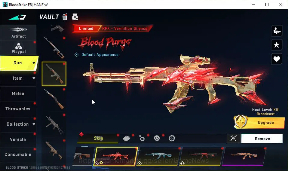 Blood Strike Accounts ASIA|4 ETERNAL[JET-Comet,ZERO-Oda,Melee Chainblade image 6