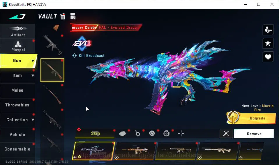 Blood Strike Accounts ASIA|4 ETERNAL[JET-Comet,ZERO-Oda,Melee Chainblade image 7